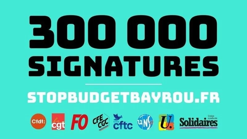 Pétition Budget : les sacrifices pour le monde du travail ça suffit !