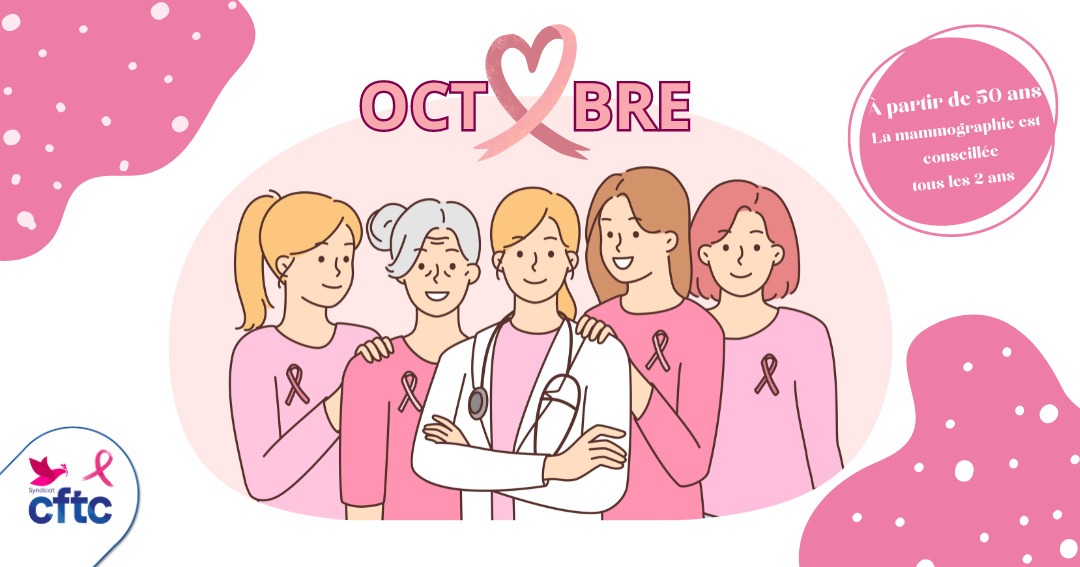 Octobre rose, sensibilisation au dépistage du cancer du sein